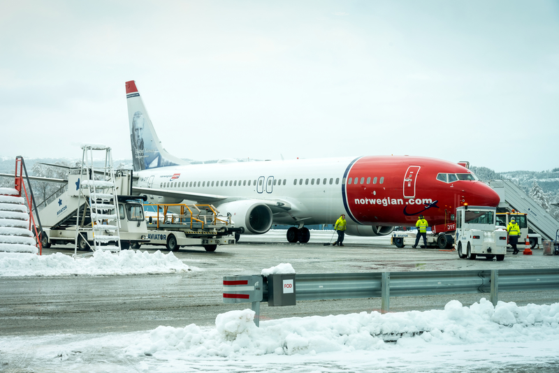 Trondheim Airport is a focus city for Norwegian Air Shuttle, Scandinavian Airlines and Widerøe. 